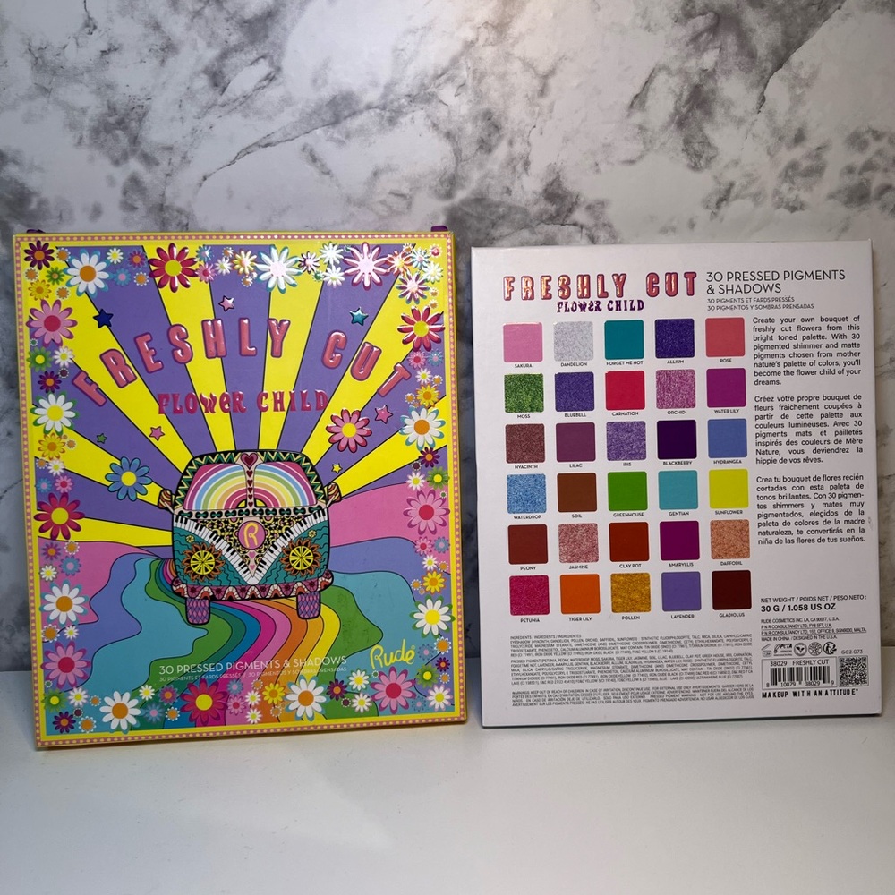 Rude Cosmetics - Freshly Cut Flower Child Eyeshadow Palette